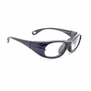 EGM Medium Eyeguard - Shiny Metallic Black