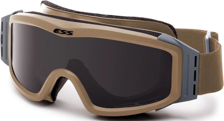 ESS Profile NVG ゴーグル  740-0500 Profile NVG Terrain Tan w/Clear & Smoke Gray | ESS EyePro