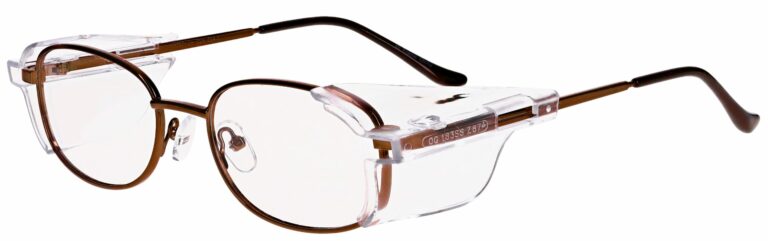 OnGuard Model OG-113 Prescription Safety Glasses in Chocolate Chrome OG-113-CHC