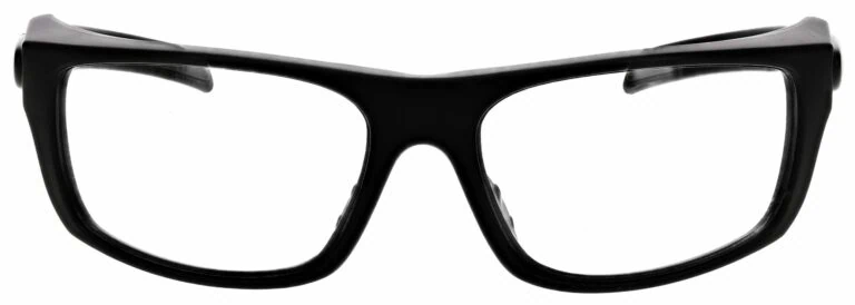 Prescription Wraparound Safety Glasses in Model RX-1387-BK in Black