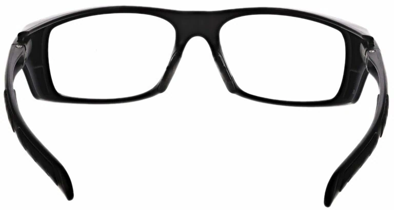 Prescription Wraparound Safety Glasses in Model RX-1387-BK in Black