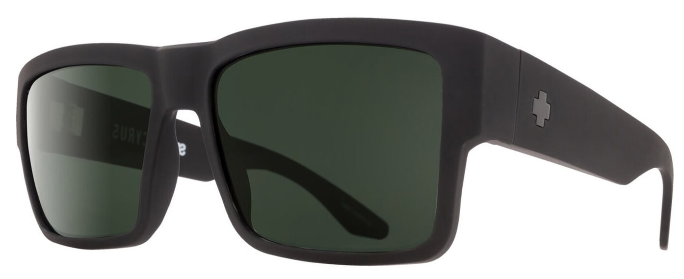 Spy Optic Cyrus Square Eyeglass Frames - Matte Black, RX Prescription Ready