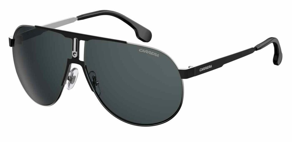 Carrera 1005S Sunglasses Ruthenium Black Angle Side Left
