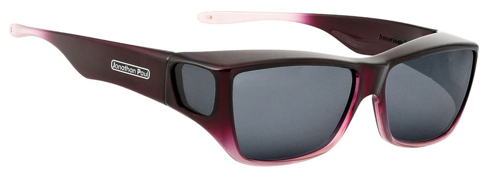Jonathan Paul Women\'s Fitover Sunglasses (Traveler) Jonathan Paul Slimline Traveler Fitover Sunglasses on QVC  main image 3