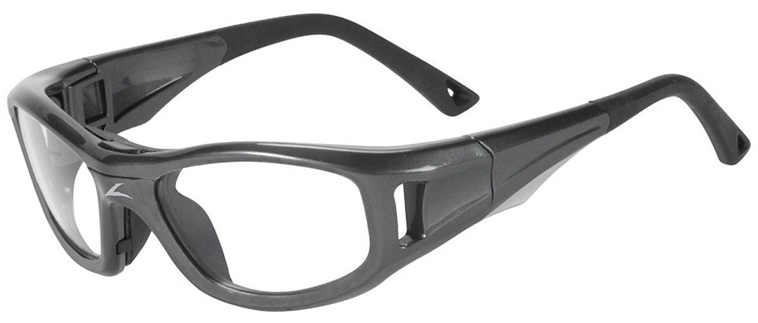 Leaderc2rxsportgoggle gunmetal angleleft RXSafety Leaderc2rxsportgoggle gunmetal angleleft RXSafety