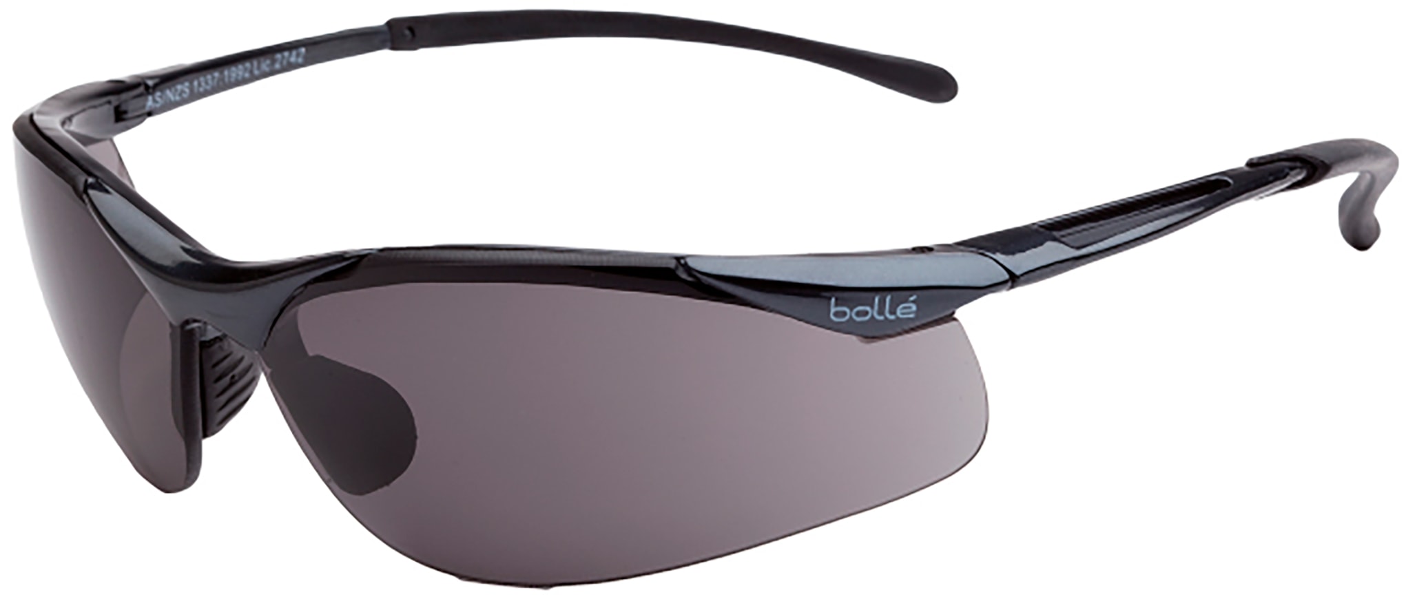 Bolle Safety 40044 Contour Safety Glasses – Clear Lens, Anti-Fog, Anti-Static, Unisex