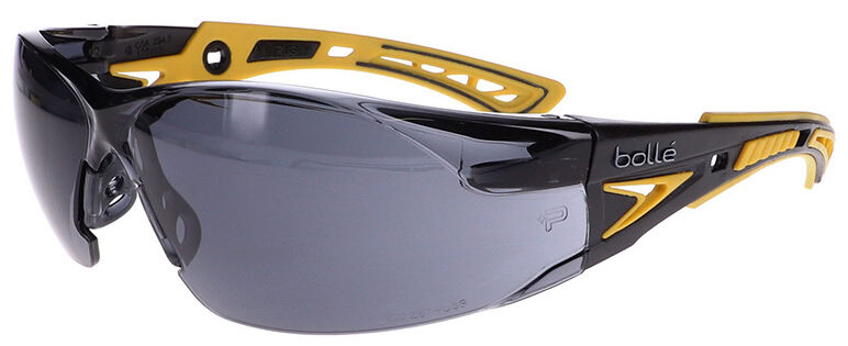 Bolle Rush+ Safety Goggles With Foam & Strap - Clear Anti-Fog Lens (40252)
