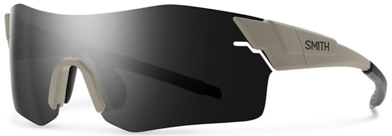 Smith Optics Arena Elite in Tan 499 frame with Chromapop Black Lenses Side Left Angle
