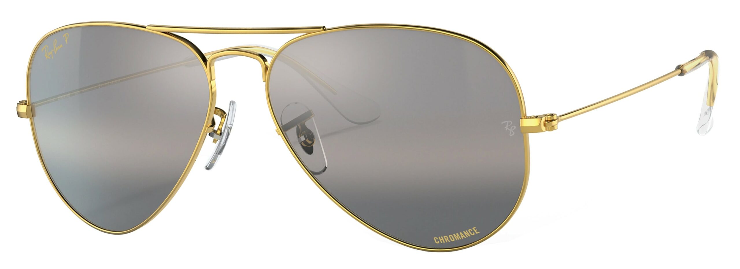 Ray-ban aviators, UV protection, gold rims, lightly worn Ray-Ban RB3625 New Aviator Polarized+ Lenses L (58 - 14  main image 4