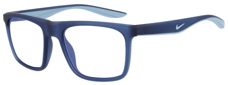 Nike Chak. Matte Mystic Navy Frame. Angle left