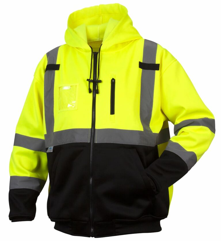 Pyramex Safety RSZH33 Hi-Vis Premium Zipper Sweatshirt