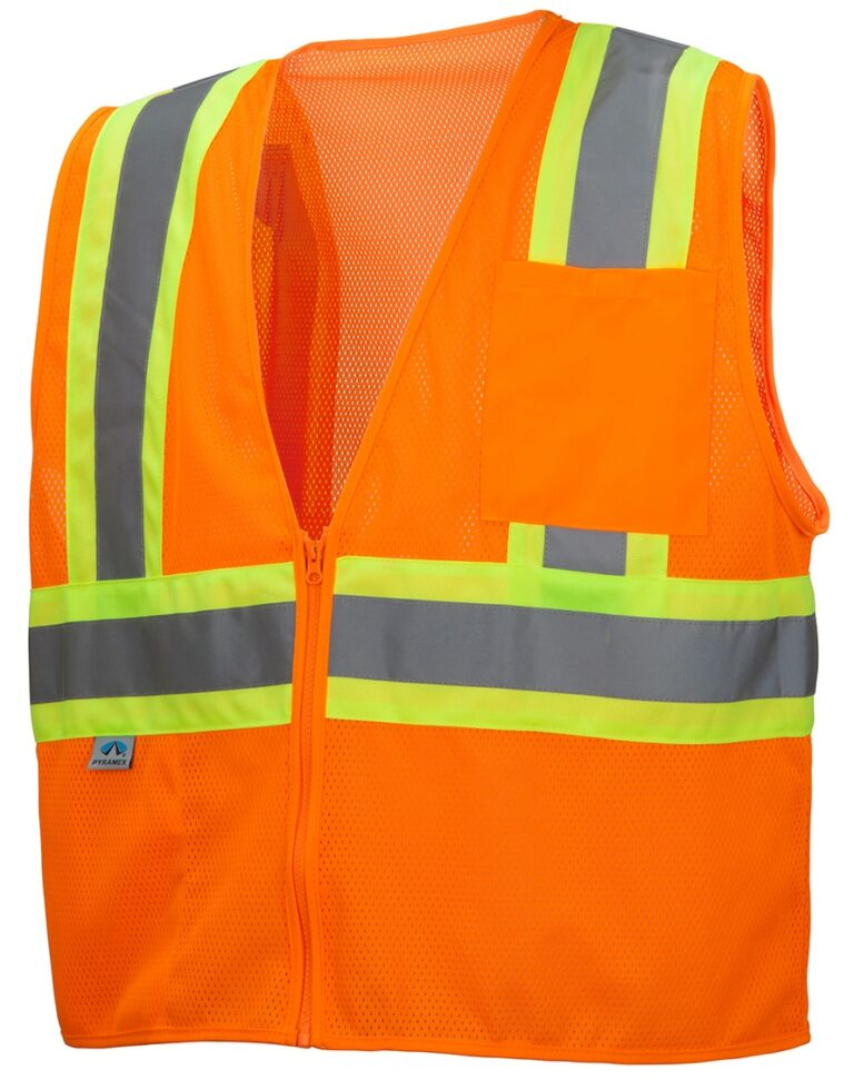 Pyramex-Workwear_Hi-Vis-Lime_RVZ22-Safety-Vest_PMX-RVZ2220_Front