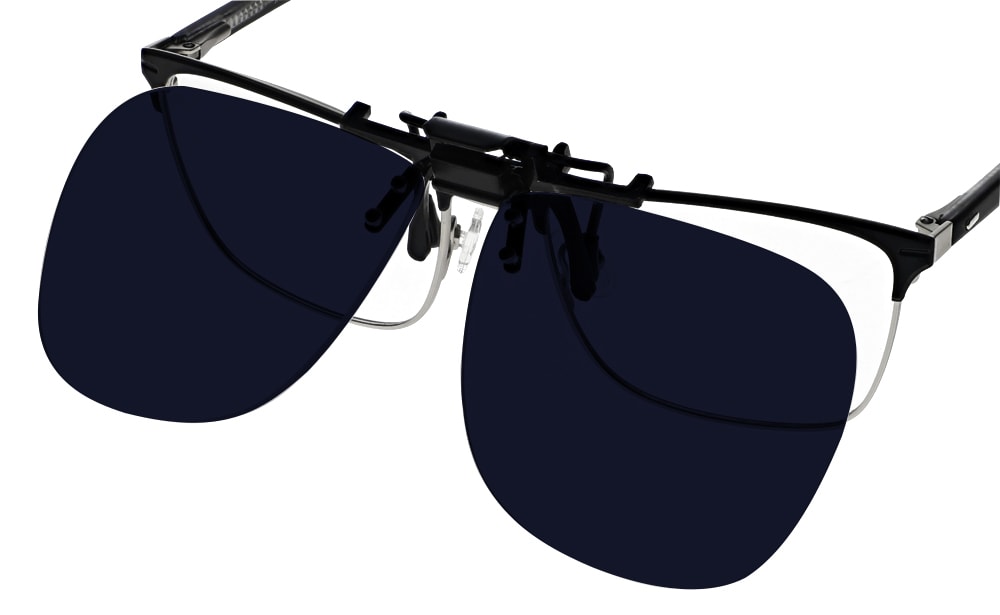 Plastic Clip On Flip Up Cobalt Blue Welding Glasses RX Safety