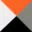 black-clear-orange-gray-swatch