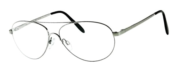 Titmus TR311S Prescription Safety Glasses, angle left, Pewter