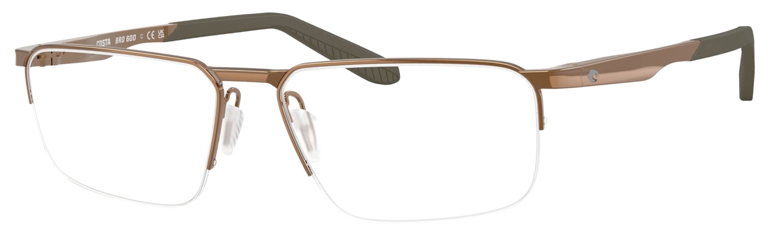 Costa Optical, Bimini Road 600, Rustic Bronze, Angle left.