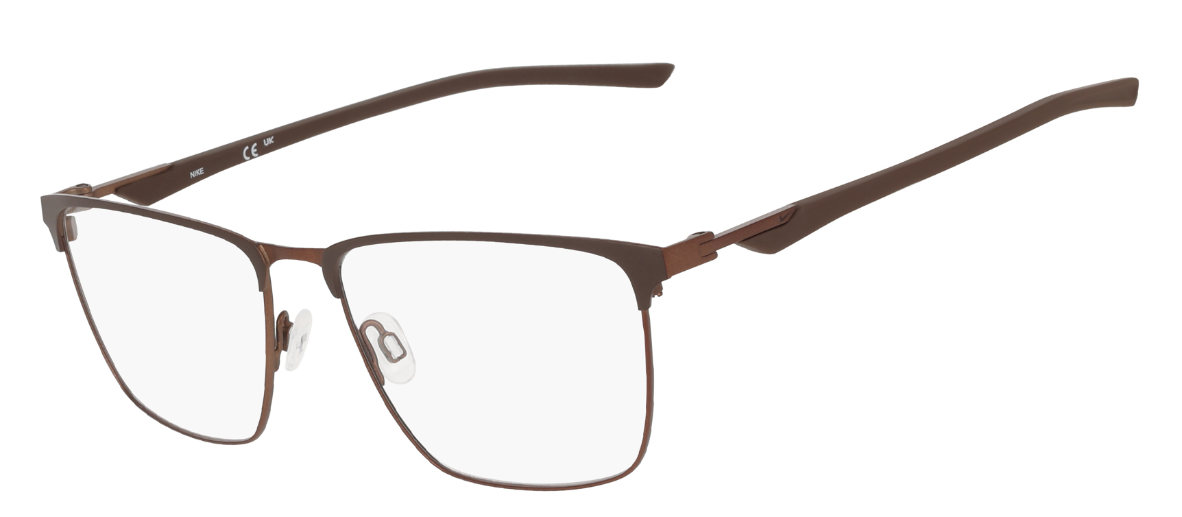 Nike 4321 Glasses, Matte Baroque Brown/Satin Mocha. Angle-left