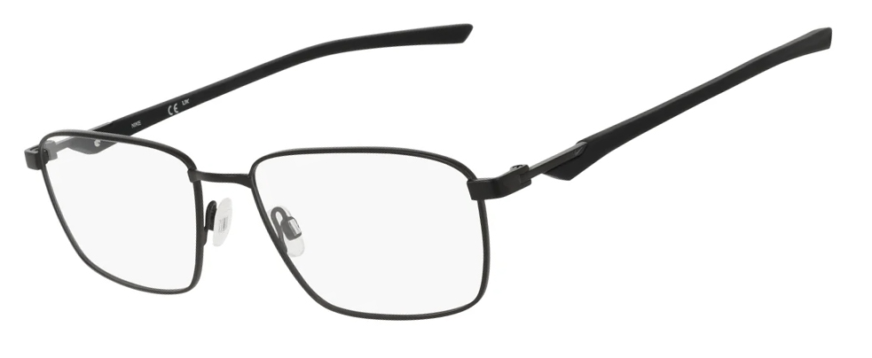 Nike 4322 Glasses, Matte Black, Angle-left.