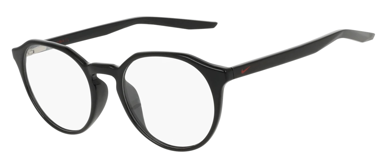 Nike 5077 Glasses, Black. Angle-left.