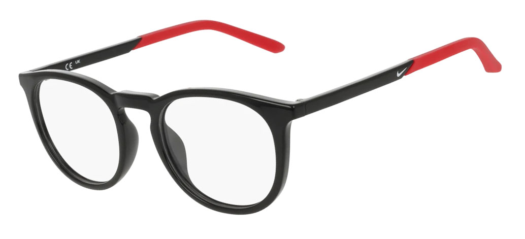 Nike 5078 Glasses, Black. Angle-left.