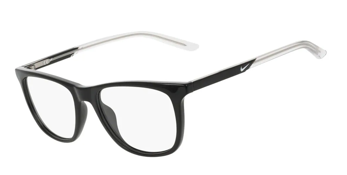 Nike 7132 Glasses, Black. Angle-left.