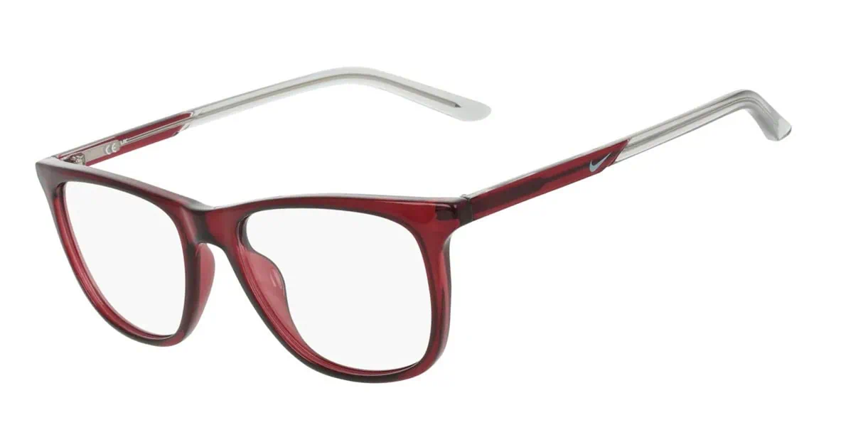 Nike 7132 Glasses, Dk Team Red. Angle-left.