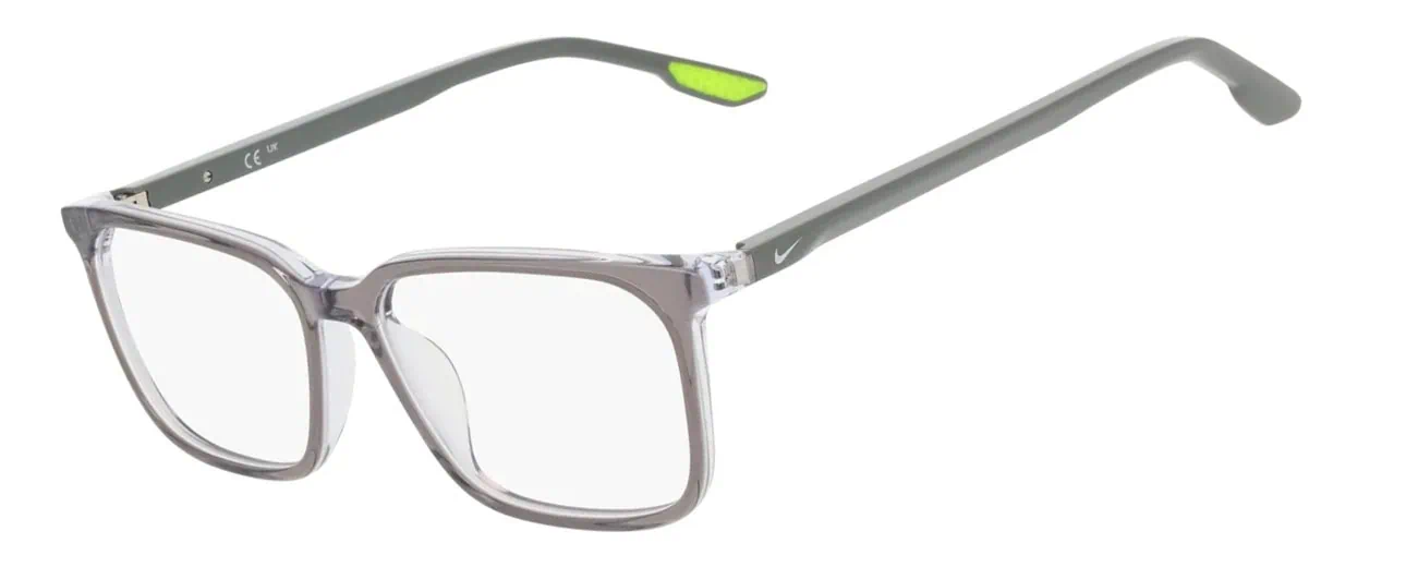 Nike 7184 Glasses, Smoke/Clear Laminate. Angle-left.