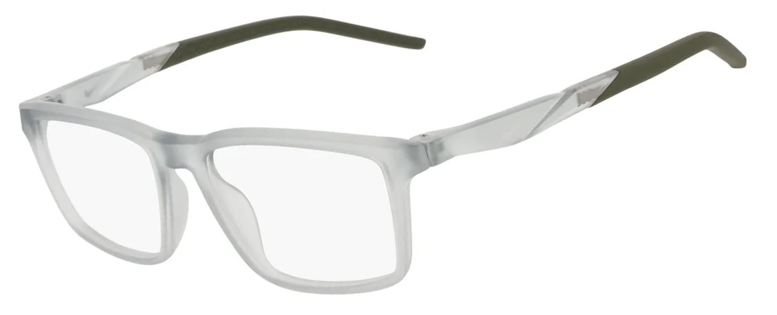 Nike 7295 Glasses, Matte Wolf Grey. Angle-left.