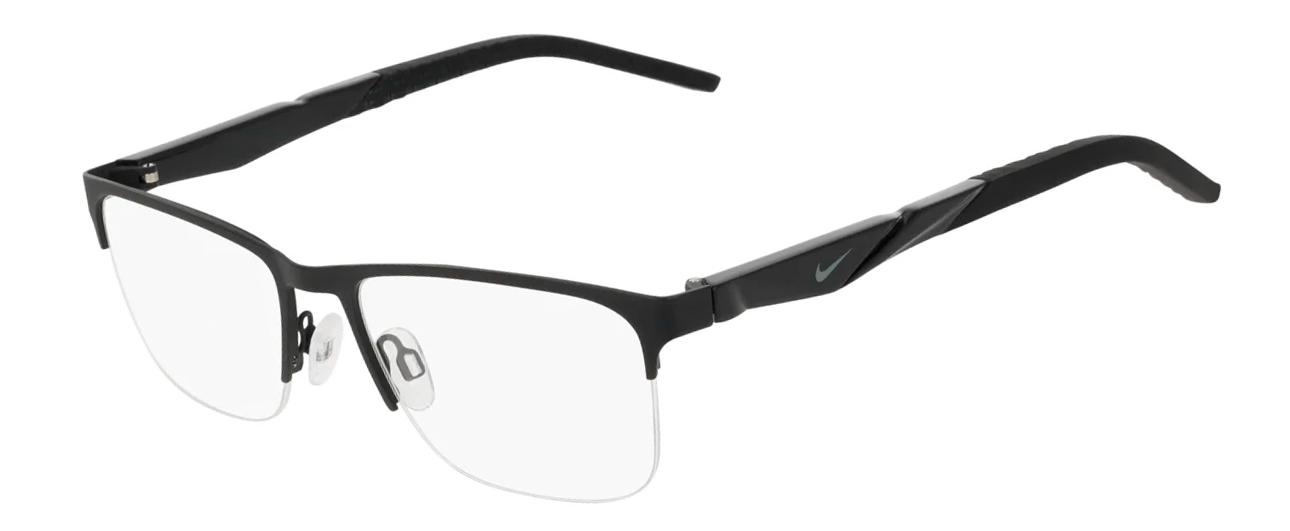 Nike 8196 Glasses, Black. Angle-left.