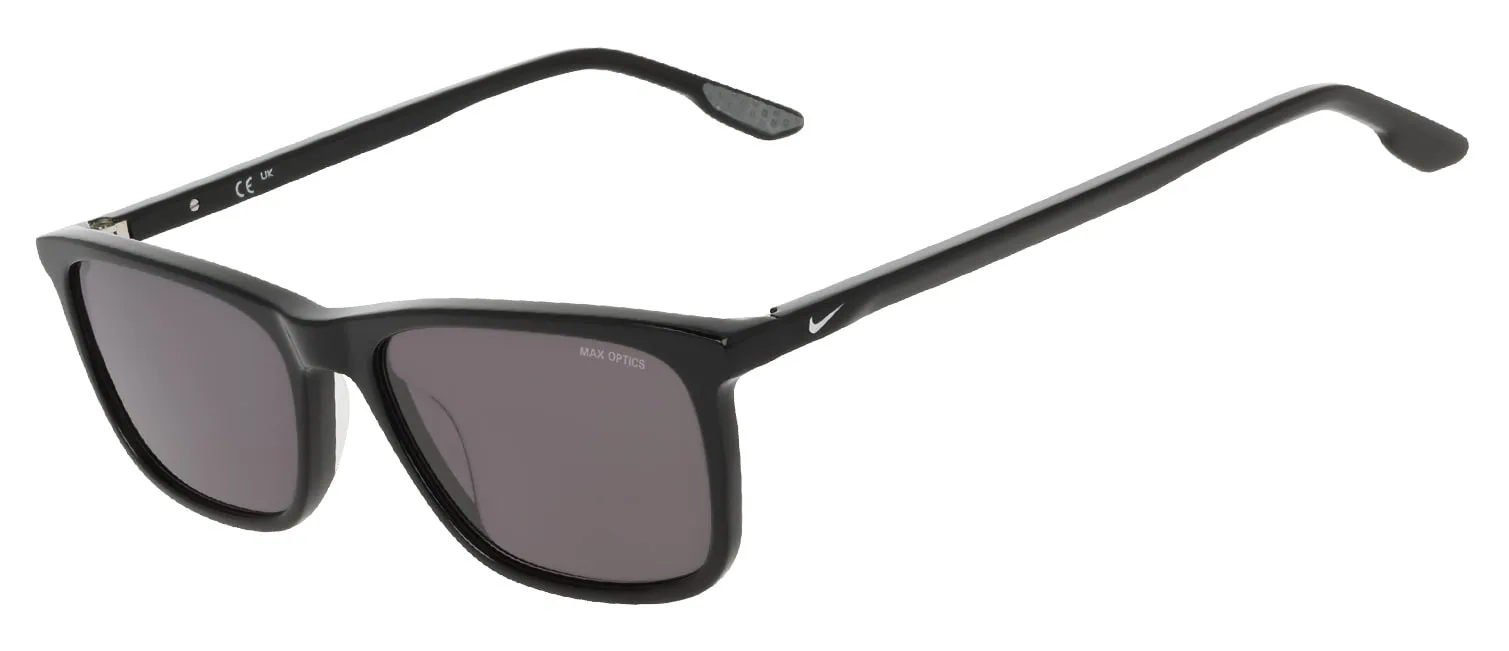 Nike Eclipse Ray, Black, Gray Lens. Angle-left.