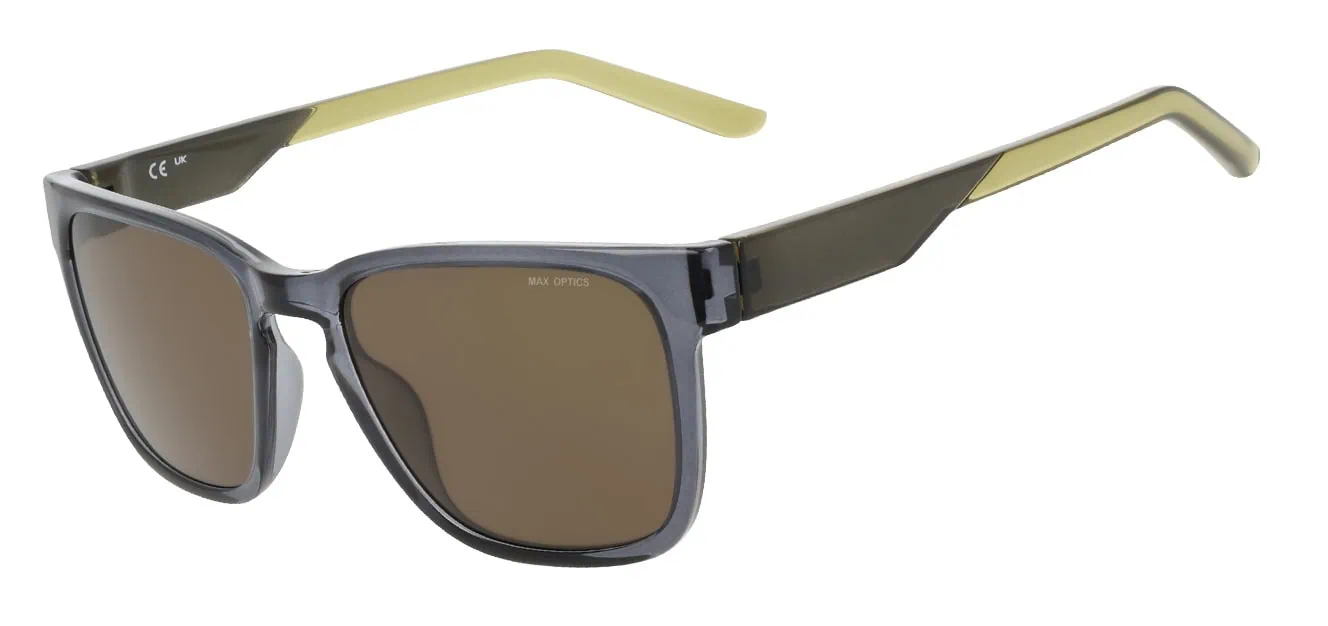 Nike Tide Break, Wolf Gray, Brown Lens. Angle-left.