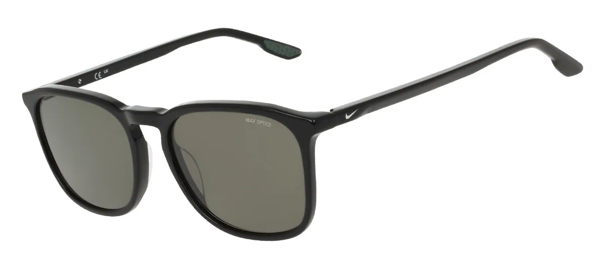 Nike Eclipse Beam, Black, Green Lens. Angle-left.