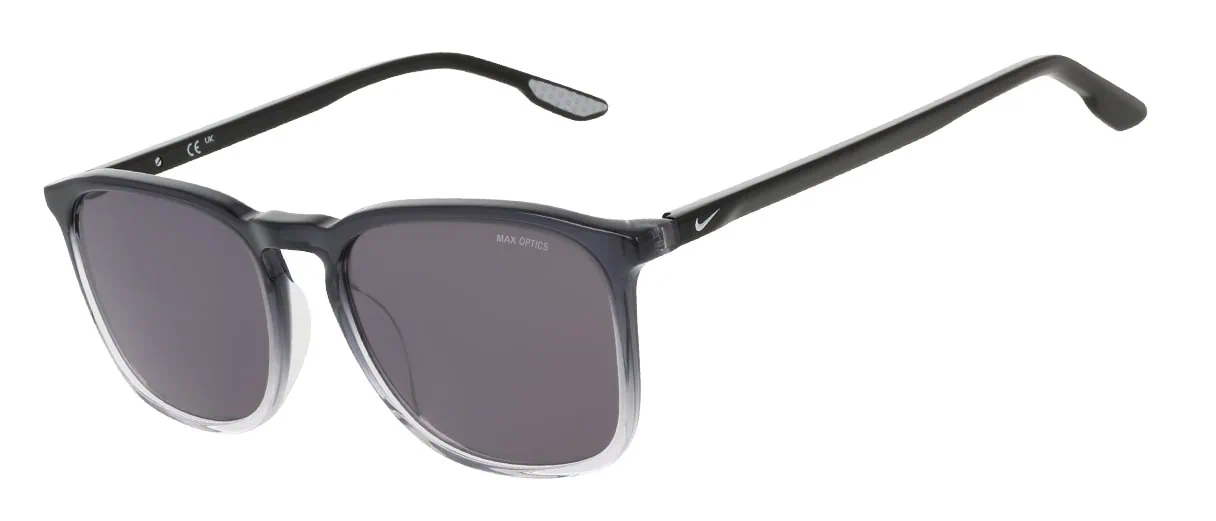 Nike Eclipse Beam, Gray Gradient, Gray Lens. Angle-left.