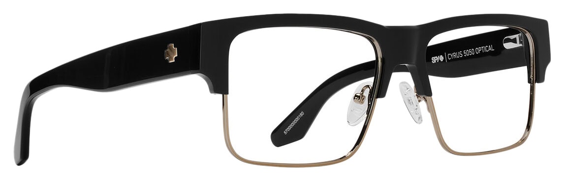 SPY Cyrus 5050 Optical, Black/Brushed Bronze. Angle-right.