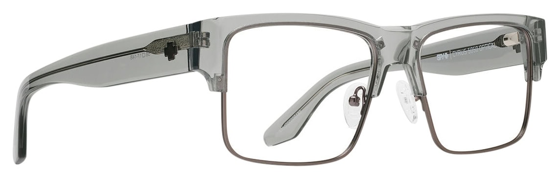 SPY Cyrus 5050 Optical, Crystal Smoke/Matte Dark Gunmetal. Angle-right.