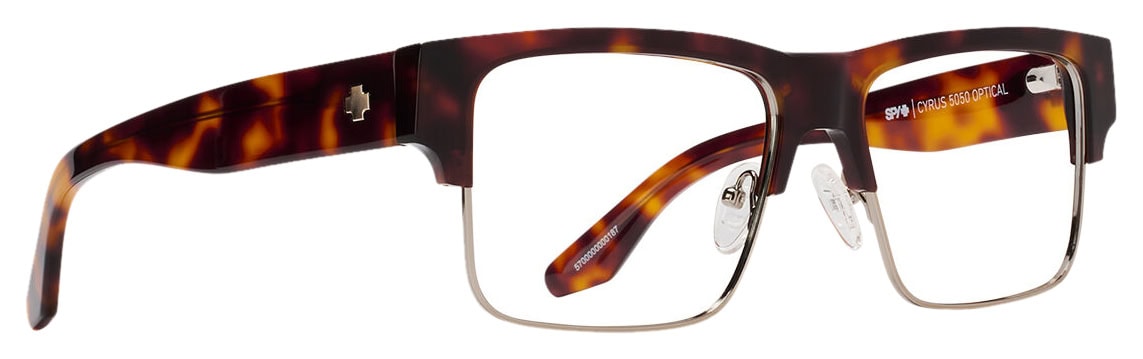 SPY Cyrus 5050 Optical, HoneyTort/Brushed Bronze. Angle-right.