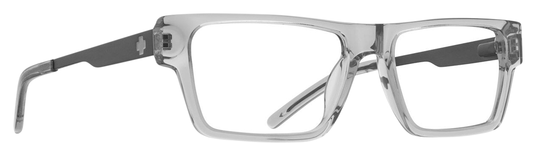 SPY Renley Fusion Optical, Crystal Smoke, Matte Dark Gunmetal. Angle-right.