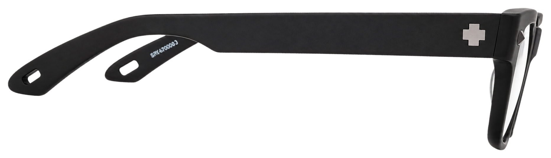 SPY Braden Optical, Matte Black. Side-right.