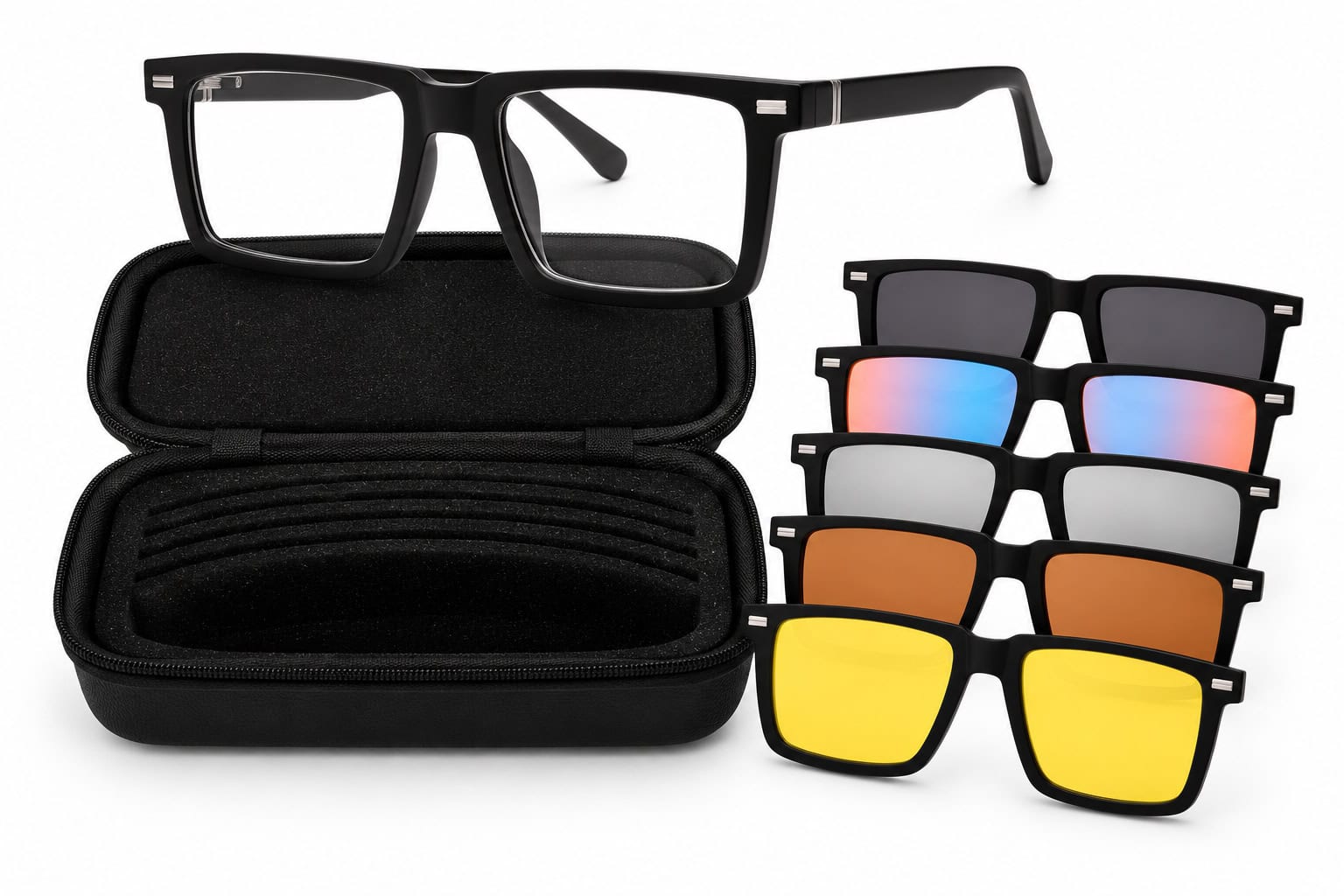 Vistanza Sun TR-5FM63, 5 Lens Kit, Matte Black. kit.